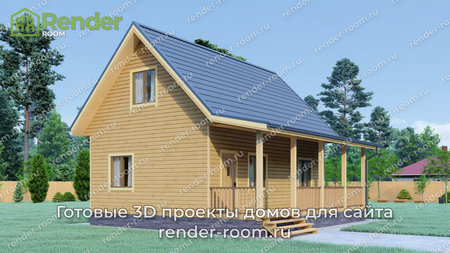 Проект П-1282 Площадь: 96, Размер: 8х9