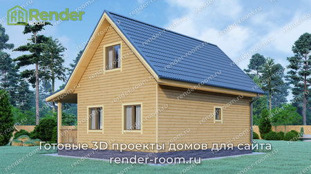 Проект П-1282 Площадь: 96, Размер: 8х9