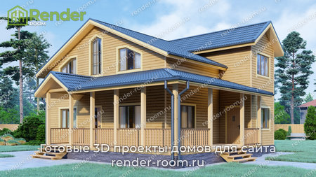 Проект  Площадь: 172, Размер: 8х12