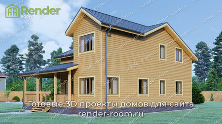 Проект  Площадь: 172, Размер: 8х12