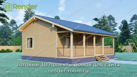 Проект  Площадь: 50, Размер: 6х9