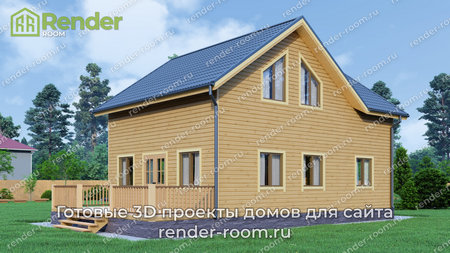 Проект  Площадь: 129, Размер: 7х10