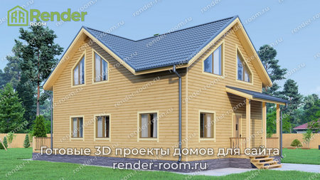 Проект  Площадь: 129, Размер: 7х10