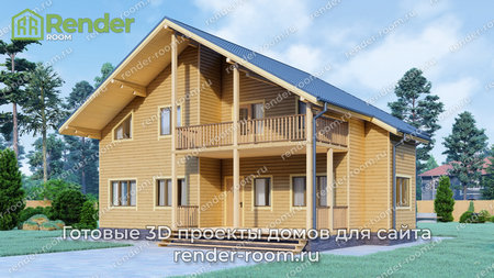 Проект  Площадь: 212, Размер: 9х12