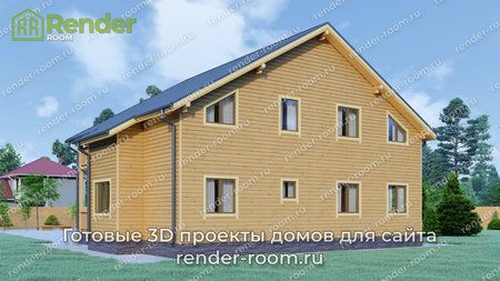 Проект  Площадь: 212, Размер: 9х12