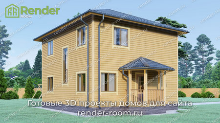 Проект П-129 Площадь: 134,98, Размер: 10х11