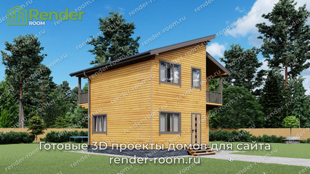 Проект П-1291 Площадь: 100, Размер: 7х8