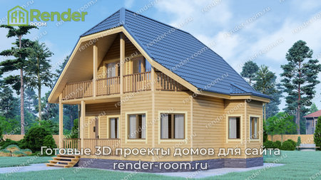 Проект  Площадь: 118, Размер: 8х10