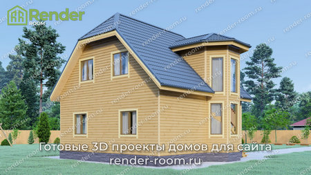 Проект  Площадь: 118, Размер: 8х10