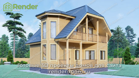 Проект  Площадь: 118, Размер: 8х10