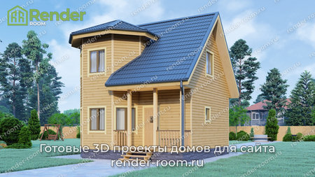 Проект П-1295 Площадь: 72, Размер: 7х7