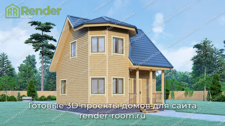 Проект П-1295 Площадь: 72, Размер: 7х7