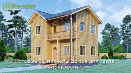 Проект П-1306 Площадь: 92, Размер: 6х8