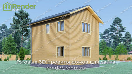 Проект П-1306 Площадь: 92, Размер: 6х8