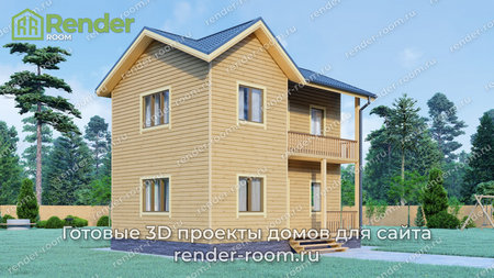 Проект П-1306 Площадь: 92, Размер: 6х8