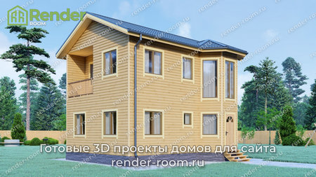 Проект  Площадь: 82, Размер: 6х8