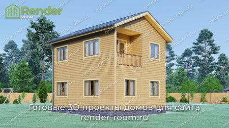 Проект  Площадь: 82, Размер: 6х8