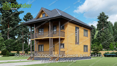 Проект П-1313 Площадь: 135, Размер: 7х9