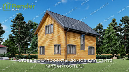 Проект  Площадь: 83, Размер: 6х8