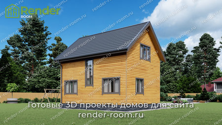 Проект  Площадь: 83, Размер: 6х8