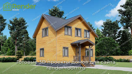 Проект  Площадь: 83, Размер: 6х8