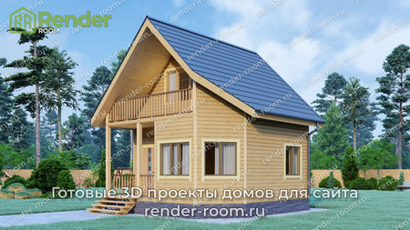 Проект  Площадь: 59, Размер: 6х6