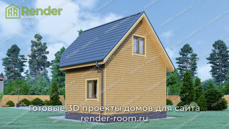 Проект  Площадь: 59, Размер: 6х6