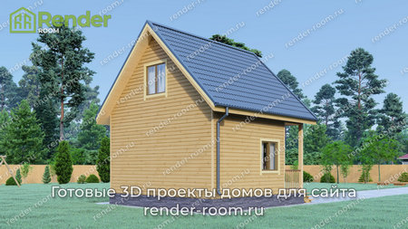 Проект  Площадь: 59, Размер: 6х6