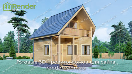 Проект  Площадь: 59, Размер: 6х6