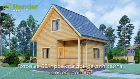 Проект  Площадь: 59, Размер: 6х6