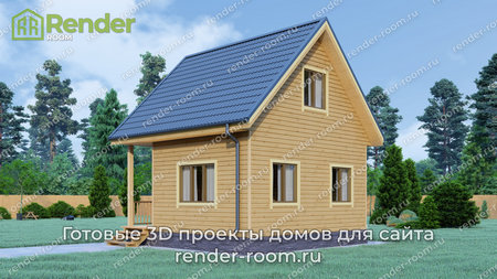 Проект  Площадь: 59, Размер: 6х6