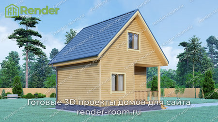 Проект  Площадь: 59, Размер: 6х6