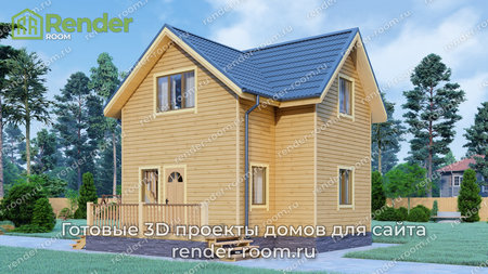 Проект  Площадь: 75, Размер: 6х8