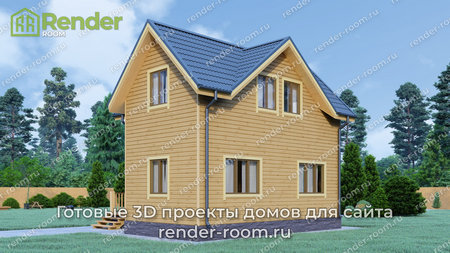 Проект  Площадь: 75, Размер: 6х8