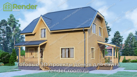 Проект П-1328 Площадь: 131, Размер: 8х10