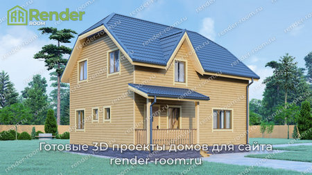 Проект П-1328 Площадь: 131, Размер: 8х10