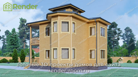 Проект П-1332 Площадь: 189, Размер: 13х13