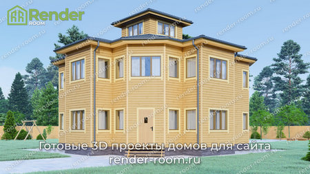 Проект П-1332 Площадь: 189, Размер: 13х13