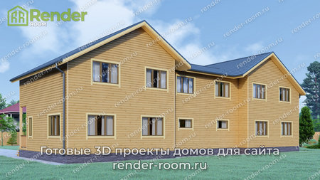 Проект П-1343 Площадь: 272, Размер: 8х23