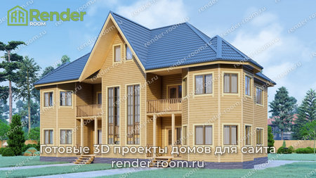 Проект  Площадь: 370, Размер: 12х18