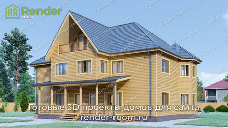 Проект  Площадь: 370, Размер: 12х18