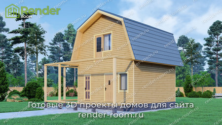 Проект  Площадь: 52, Размер: 6х6