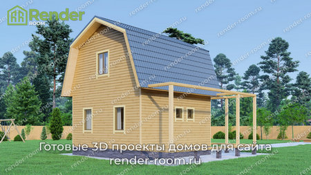 Проект  Площадь: 52, Размер: 6х6