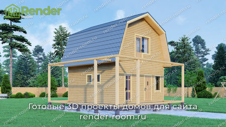 Проект  Площадь: 52, Размер: 6х6