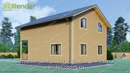 Проект П-135 Площадь: 124,39, Размер: 8х10