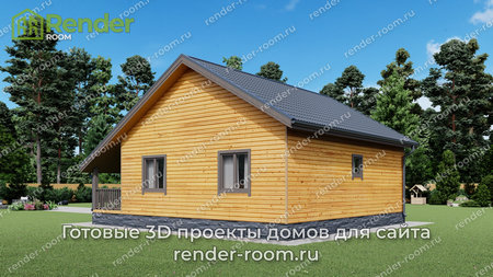 Проект  Площадь: 68, Размер: 8х9