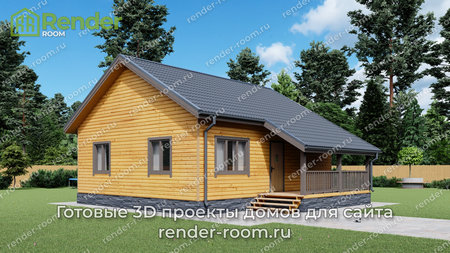 Проект  Площадь: 68, Размер: 8х9