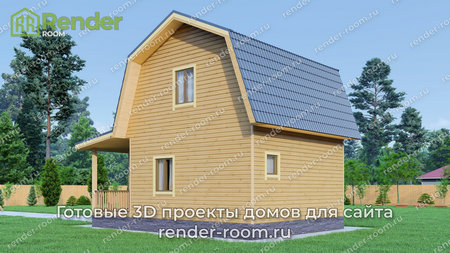 Проект П-1355 Площадь: 52, Размер: 6х6