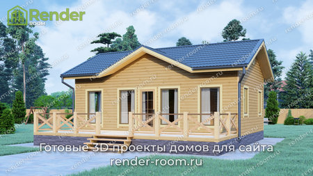 Проект  Площадь: 47, Размер: 6х9