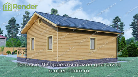 Проект  Площадь: 47, Размер: 6х9